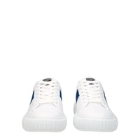Versace White Leather Sneakers