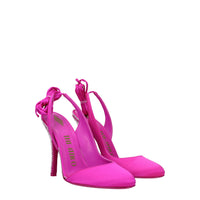 The Attico Pink Satin Sandal