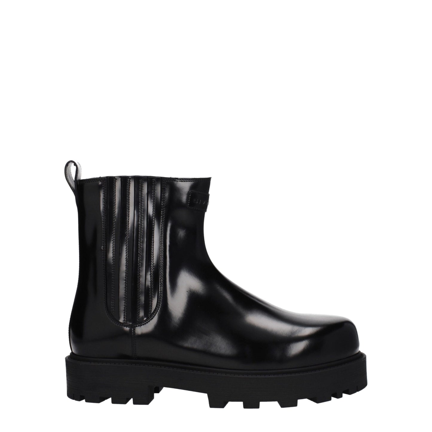 Givenchy Black Leather Ankle
