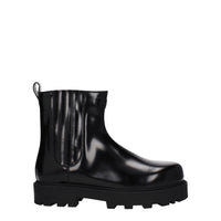 Givenchy Black Leather Ankle
