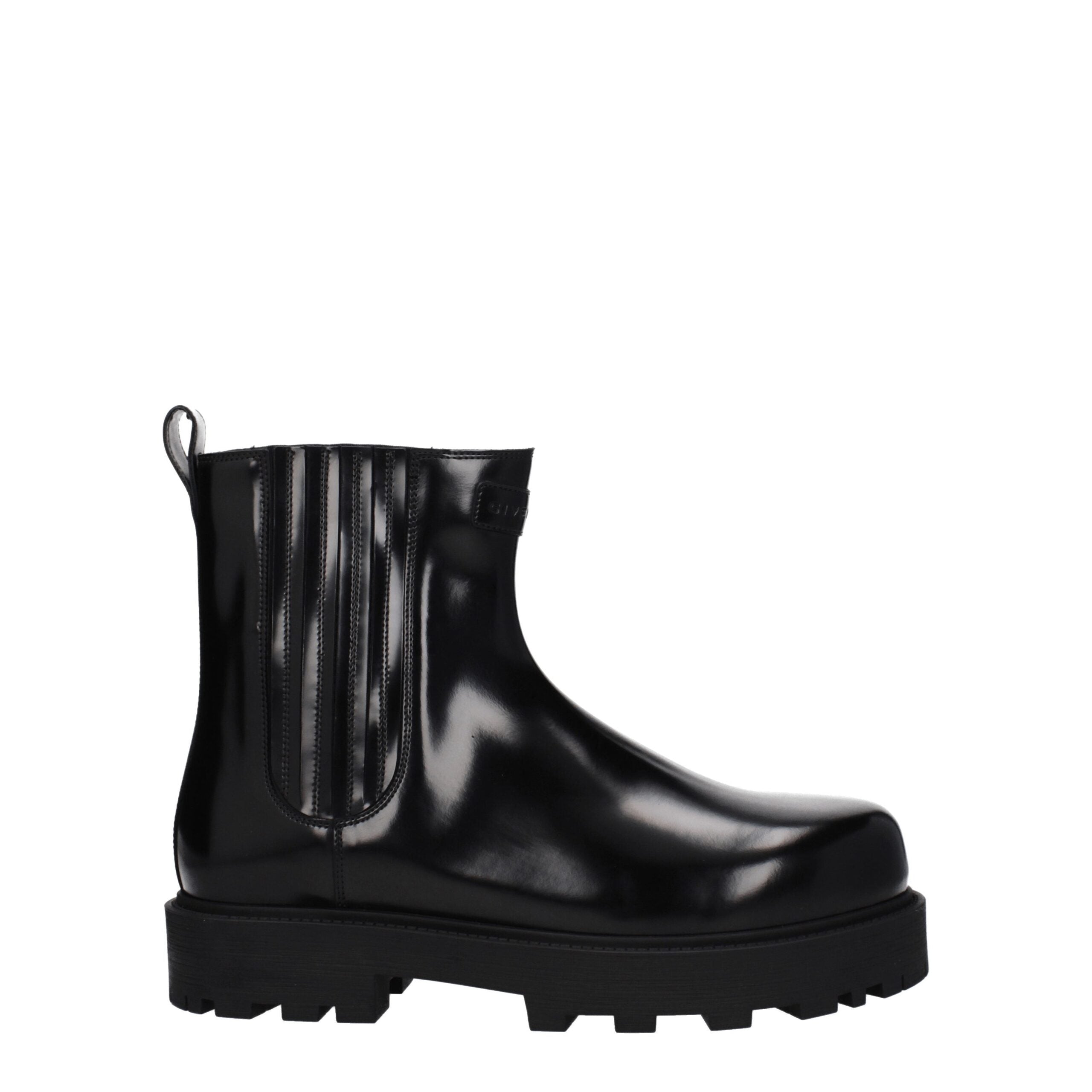 Givenchy Black Leather Ankle