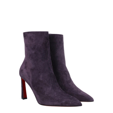 Christian Louboutin Purple Leather Ankle