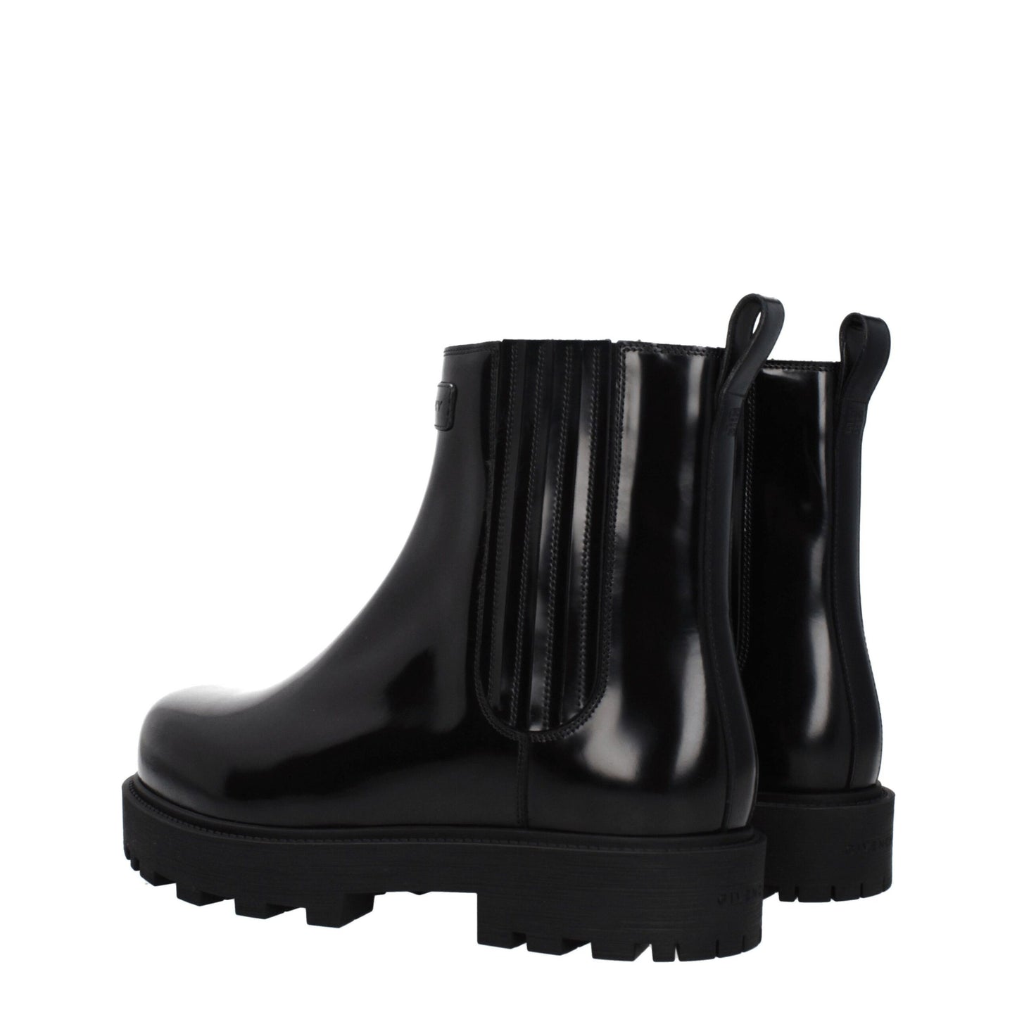 Givenchy Black Leather Ankle
