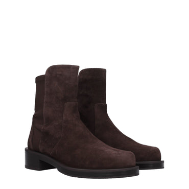 Stuart Weitzman Brown Leather Ankle