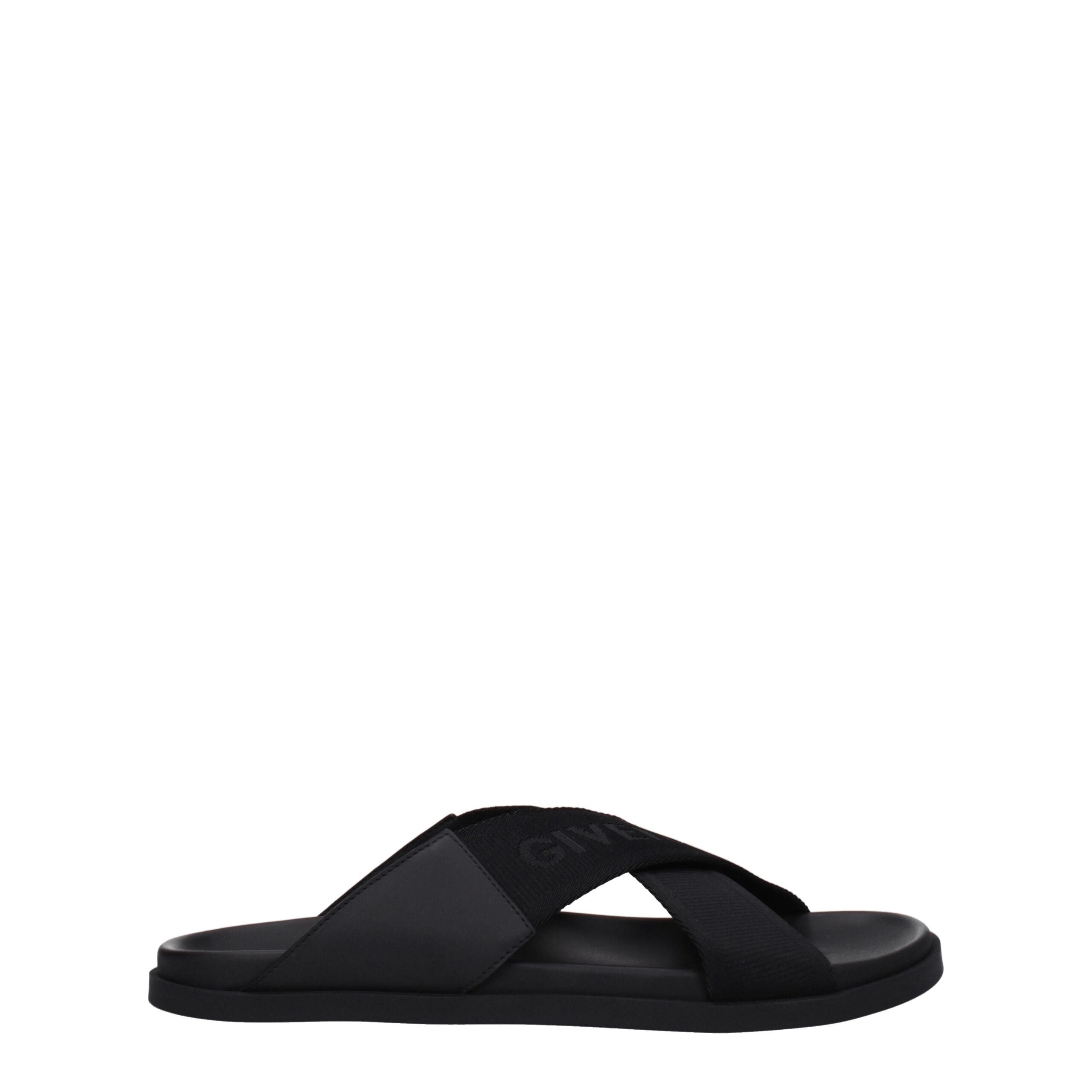 Givenchy Black Fabric Slipper