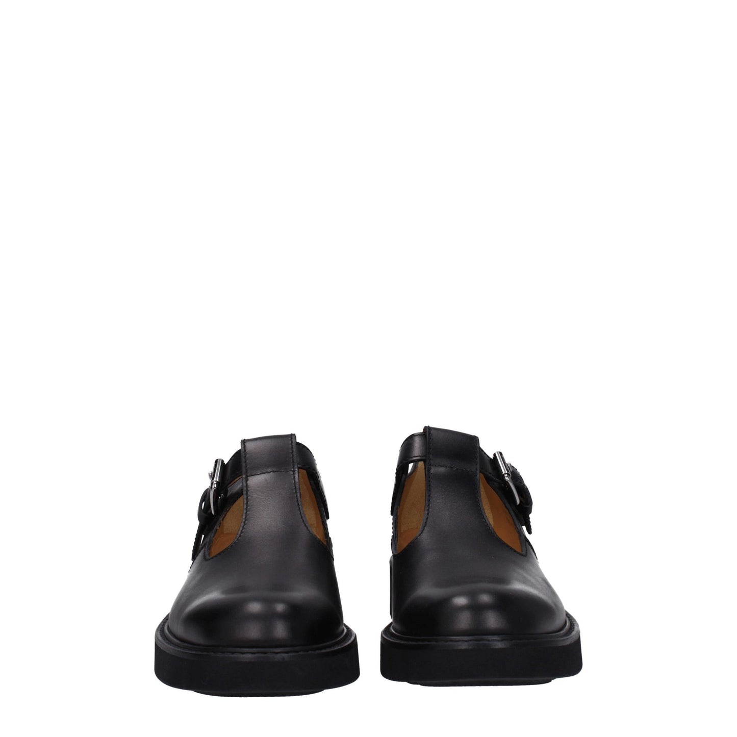 Church's Black Leather Oxfords And Derby