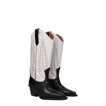Paris Texas Beige Leather Boot
