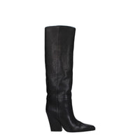 Paris Texas Black Leather Boot