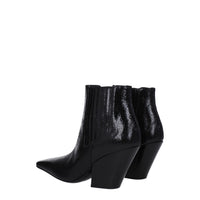 Casadei Black Leather Ankle