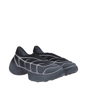 Givenchy Gray Fabric Sneakers