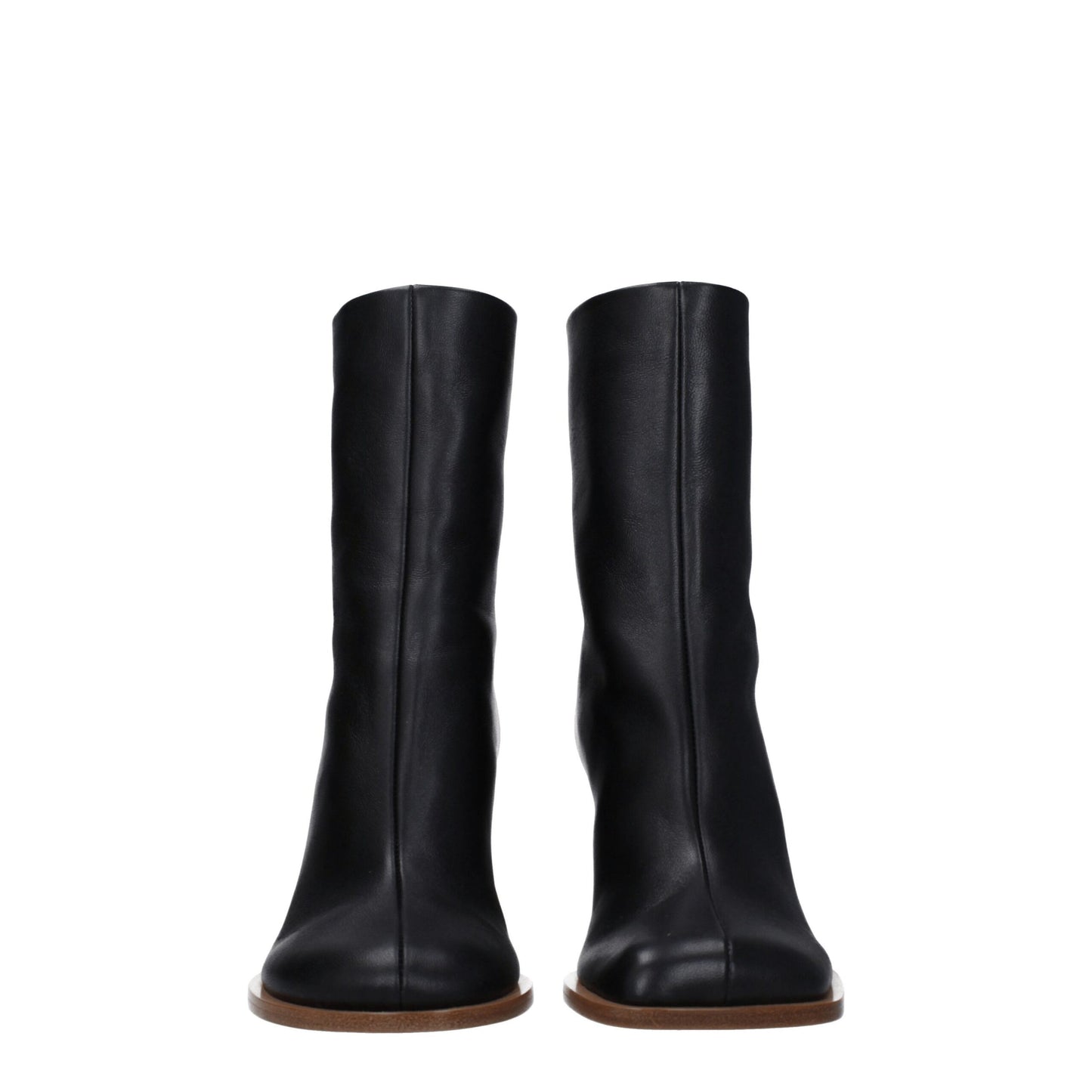 Jacquemus Black Leather Ankle