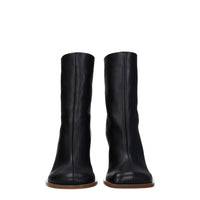 Jacquemus Black Leather Ankle
