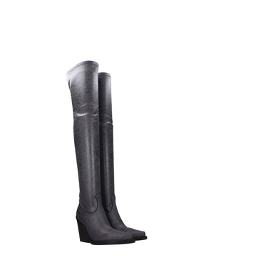 Paris Texas Black Leather Boot