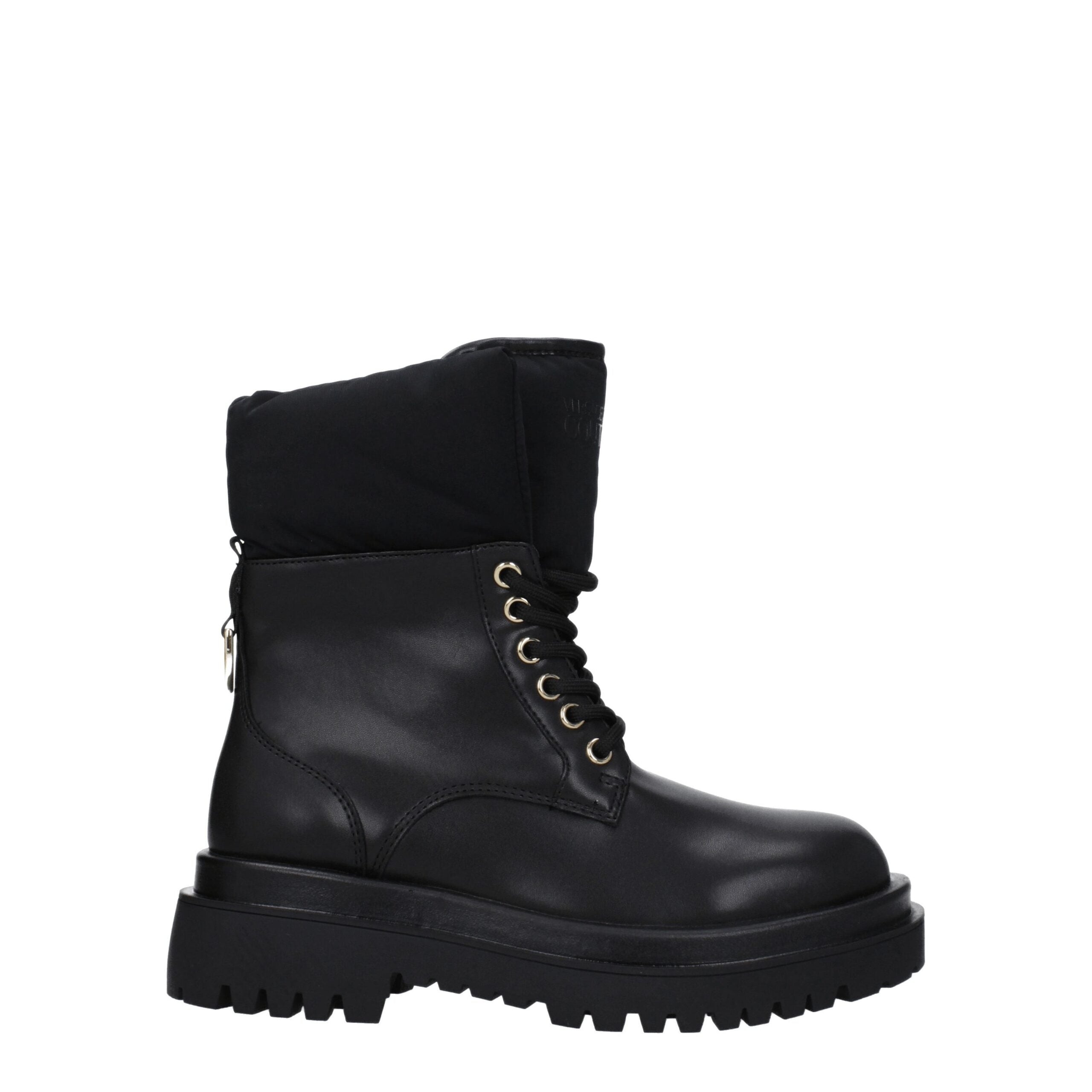 Versace Jeans Black Polyethylene Ankle