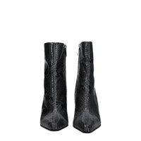 Paris Texas Gray Leather Ankle