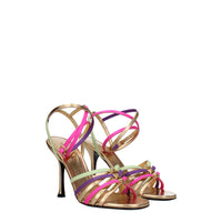 Valentino Garavani Multicolor Leather Sandal