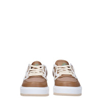 Stella McCartney Brown Fabric Sneakers