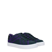 Burberry Green Fabric Sneakers