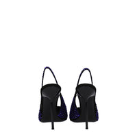Paris Texas Black Leather Sandal