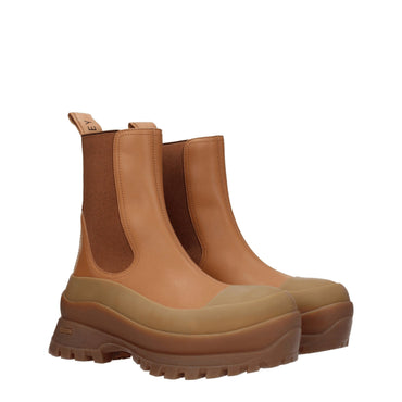 Stella McCartney Brown Leather Ankle