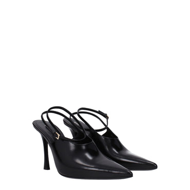 Givenchy Black Leather Sandal