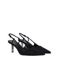 Givenchy Black Fabric Sandal