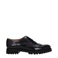 Church's Black Leather Oxfords And Derby