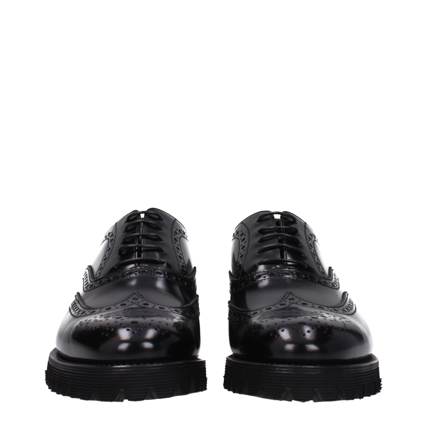 Church's Black Leather Oxfords And Derby