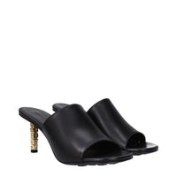Givenchy Black Leather Sandal