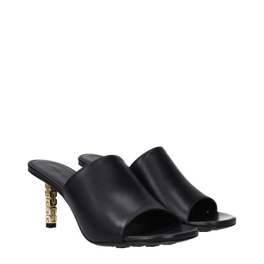 Givenchy Black Leather Sandal