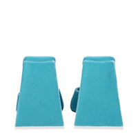 The Attico Light Blue Velvet Sandal