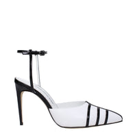 Manolo Blahnik White Leather Sandal