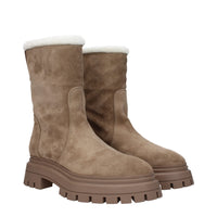 Stuart Weitzman Beige Leather Ankle