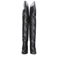 Paris Texas Gray Leather Boot