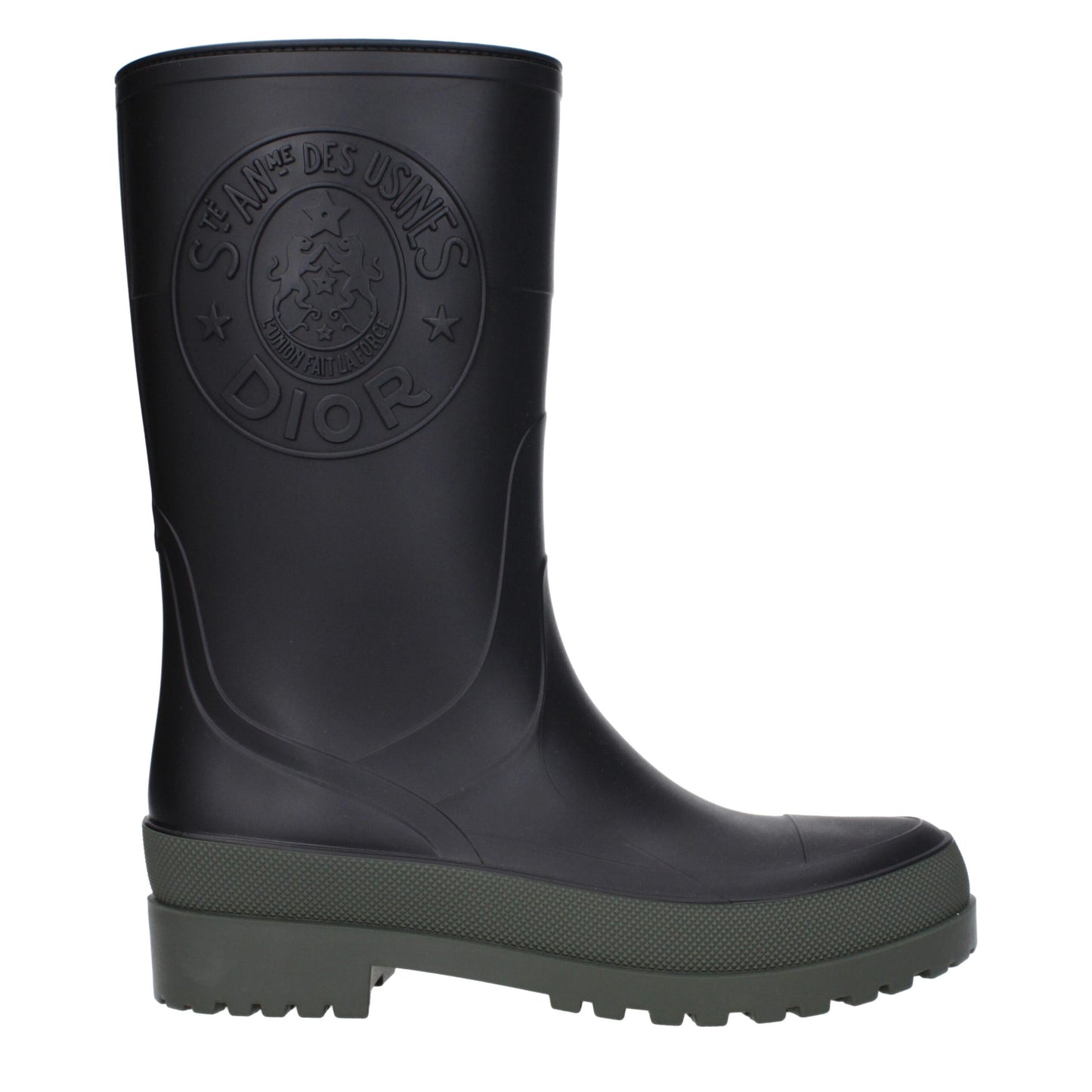 Christian Dior Black Cotton Boot