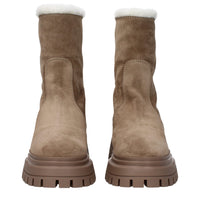 Stuart Weitzman Beige Leather Ankle