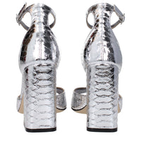Paris Texas Gray Leather Sandal