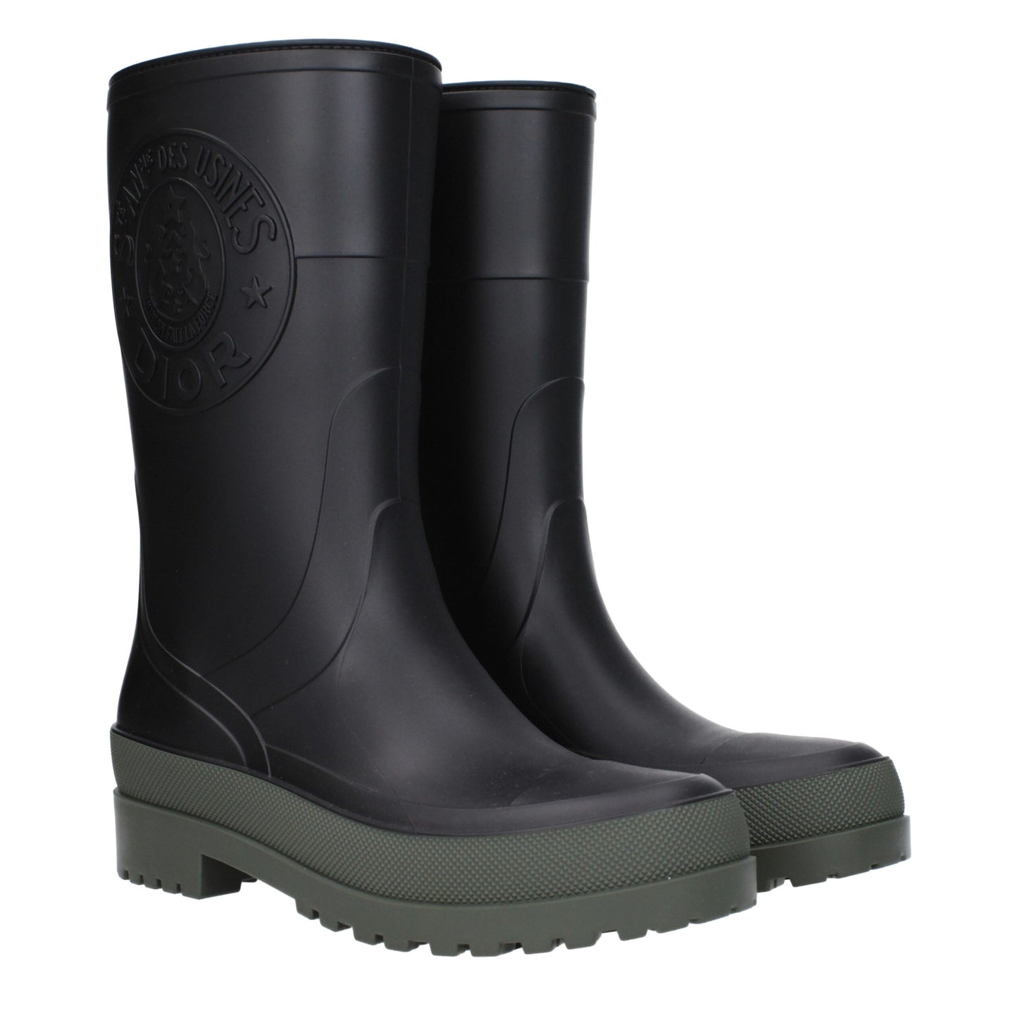 Christian Dior Black Cotton Boot