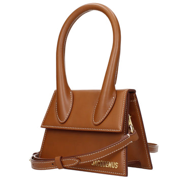 Jacquemus Brown Leather Handbag