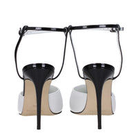 Manolo Blahnik White Leather Sandal