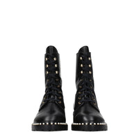 Stuart Weitzman Black Leather Ankle