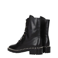 Stuart Weitzman Black Leather Ankle