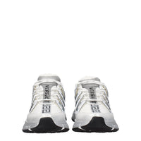 Versace White Fabric Sneakers
