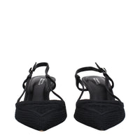 Isabel Marant Black Fabric Sandal