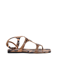 Paris Texas Brown Leather Flip-Flop Sandal