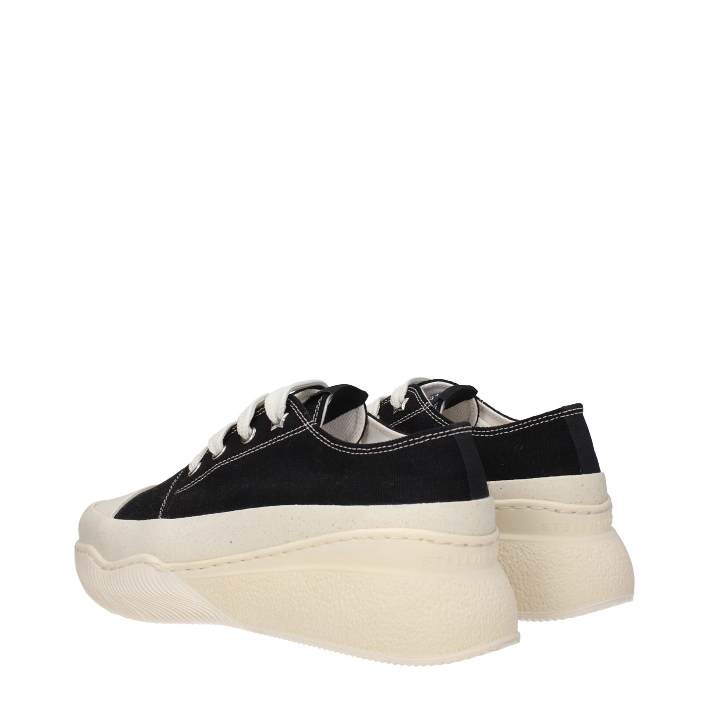 Stella McCartney Black Fabric Sneakers