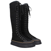 Max Mara Black Fabric Boot
