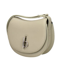 Burberry Green Leather Shoulder Bag