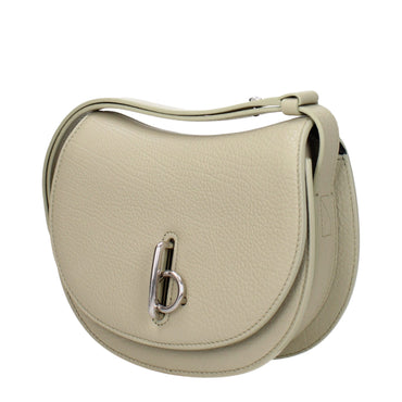 Burberry Green Leather Shoulder Bag