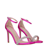 Stuart Weitzman Pink Satin Sandal